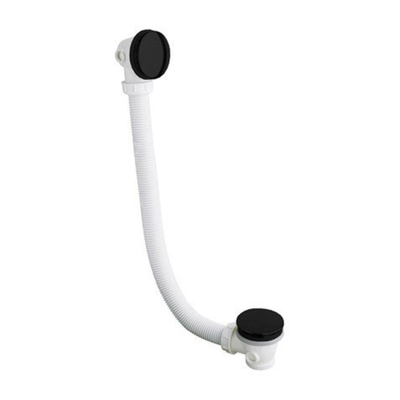 Crosswater MPRO Badafvoer - met klikwaste - carbon black - geborsteld zwart mat