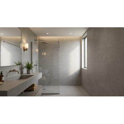 EnergieKer Brera - Carrelage sol et mural - 30x60cm - rectifié - Gris mat