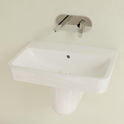 Villeroy & Boch O.novo Lavabo 65x17.5x13.5cm sans trou de robinet Ceramic+ Blanc Alpin