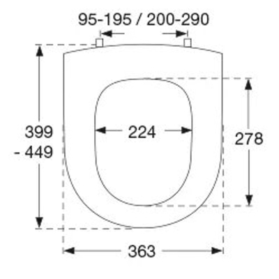 Pressalit Objecta D closetzitting met deksel anti bacterieel polygiene wit