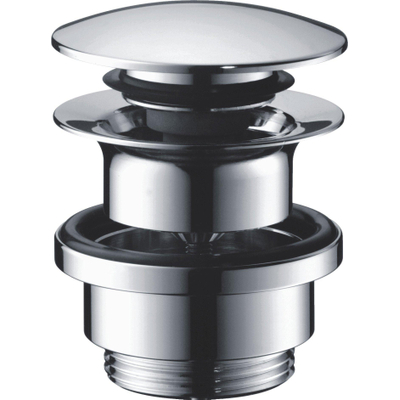 Hansgrohe Afvoerplug - 1 1/4" klikwaste - voor wastafel- en bidetmengkranen - mat wit