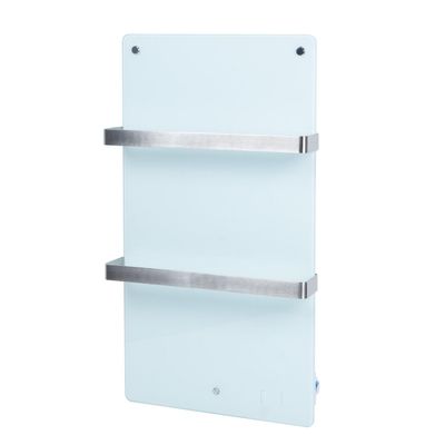 Eurom Sani 400 Comfort Infraroodpaneel badkamer 83.5x48.1cm Wifi 400watt Glas Wit OUTLETSTORE