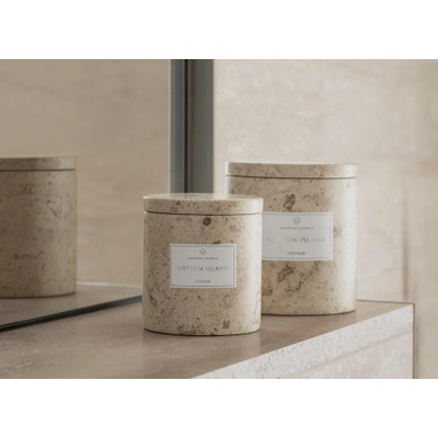Blomus FRABLI Bougie parfumée - travertin - S - Travertine
