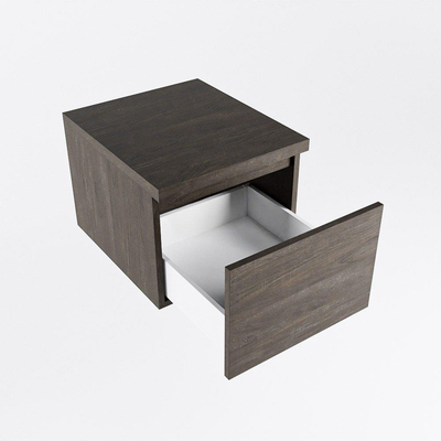 MODULE MONDIAZ BUKLA - 40 cm - avec tiroir - Marron foncé