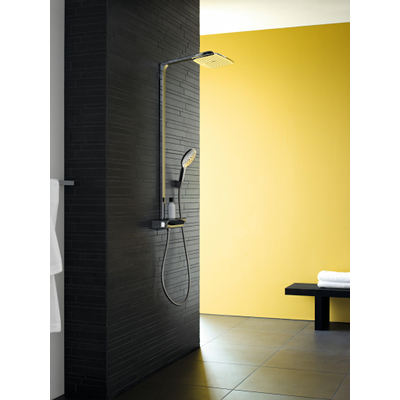 Hansgrohe Raindance e - select air - showerpipe - 360 - thermostaat - wit chroom