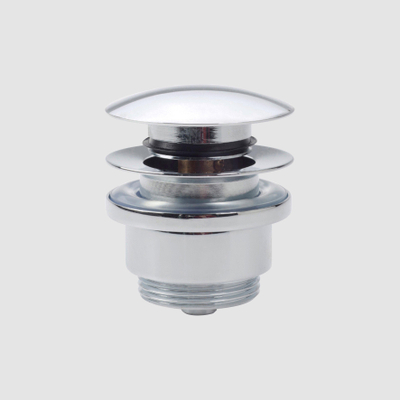Clou InBe stop/go afvoerplug zonder overloop rond chroom