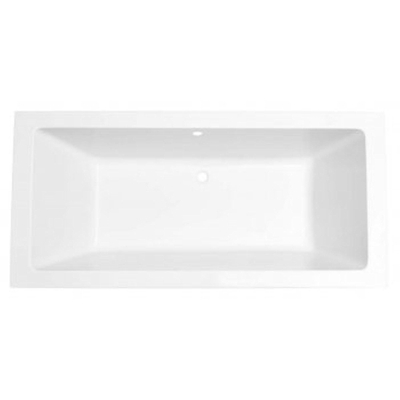 Xellanz Santino SQ inbouw duo ligbad 180x80x49 cm mat wit