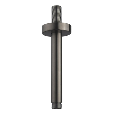 Wiesbaden Unimatch Douchearm - met plafondbevestiging - 15cm - PVD - gunmetal (antraciet)