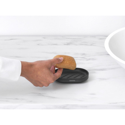 Brabantia MindSet porte-savon - 12,3x8cm - gris minéral infini