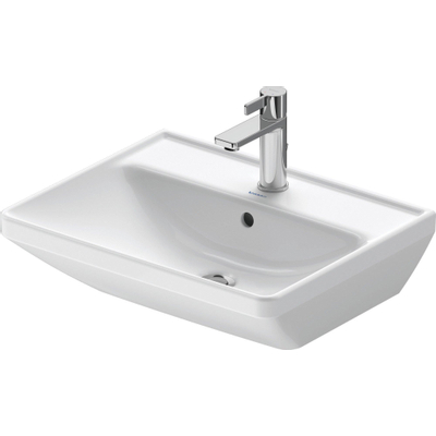 Duravit D-Neo lavabo 55x44x16.5cm 1 trou de robinet rectangulaire Céramique Blanc