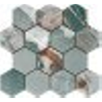 Terravito Sorella carreau mural et de sol - 29x27cm - 9mm - rectifié - brillant turquoise