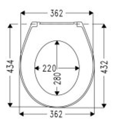 Haro Perca toiletzitting PP wit softclose