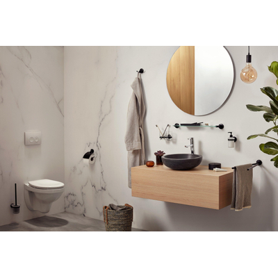 Haceka Aspen Zeepdispenser - wandmodel - mat zwart