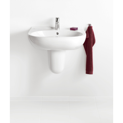 Villeroy et Boch O.novo Lavabo 60x49cm avec 1 trou pour robinetterie et trop plein Blanc