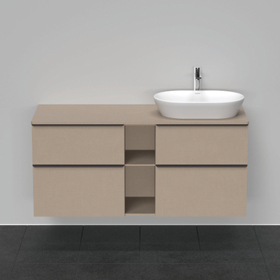 Duravit D-neo Meuble sous vasque 140x55x66.4cm 4 tiroirs Lin mat