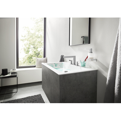 Hansgrohe Finoris Wastafelkraan - 110 pop-up plug - hoogglans chroom