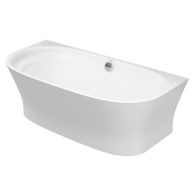 Duravit Cape cod Kunststof bad acryl - back-to-wall - 190x90x64cm - met aangevormd paneel - glans wit