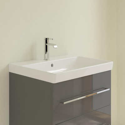Villeroy & Boch Avento meubelwastafel - 60x47cm - 1 kraangat - met overloop - White Alpine (glans wit)