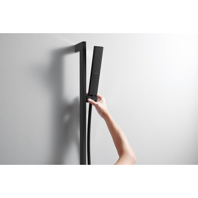 Hansgrohe Unica barre de douche coulissante 65cm isiflex flexible de douche 160cm noir mat