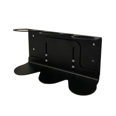 Wellmark Distributeur support pompe noire 3 bouteilles BATHROOM