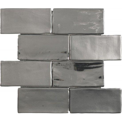 Dune Ceramic Mosaics Mozaiektegel - 30x30cm - 9.0mm - Zilver - per stuk