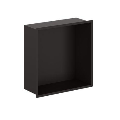 Crosswater Niche de douche - 30,5x30,5cm - noir mat