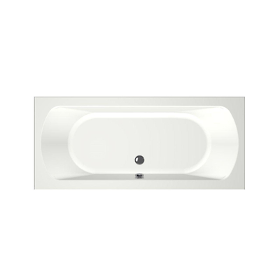 Xenz Lagoon Baignoire duo - 170x75x53 - bonde Centrale - acrylique - blanc mat