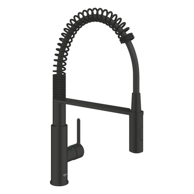 GROHE Get keukenkraan - met professionele sproeier - mat zwart