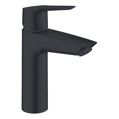 GROHE Start m-size wastafelmengkraan - met klikwaste - mat zwart OUTLETSTORE