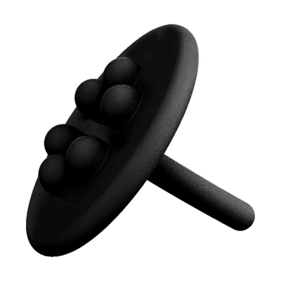 Clou Wash Me waterstop siliconen silicone Zwart