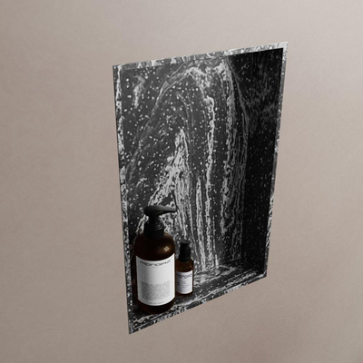 Mondiaz EASY Niche salle de bains - 44.5x8x29.5cm - à encastrer ou à monter - 1 compartiment - Lava