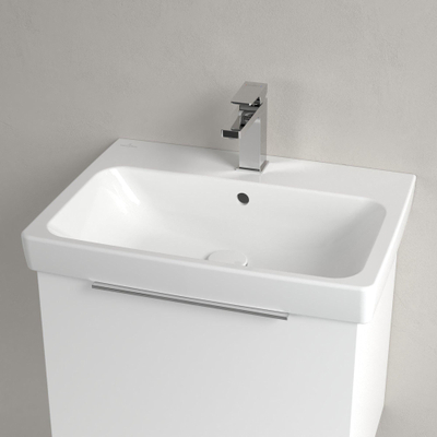 Villeroy & Boch Architectura Wastafel - 44.5x60cm - met kraangat - geslepen onderkant - White Alpine (glans wit)