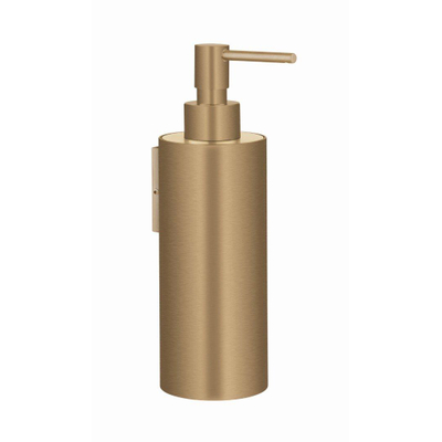 Crosswater 3ONE6 Zeepdispenser - wandmontage - RVS - geborsteld messing Effect