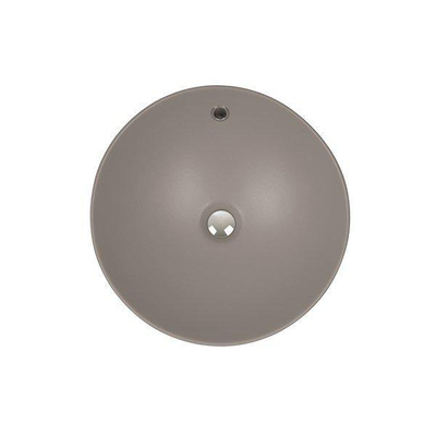 Crosswater Castellon Vasque à poser 43x14.8cm rond avec trop-plein céramique storm grey