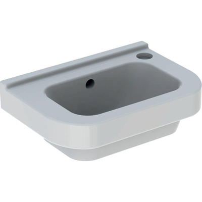 Geberit 300 Basic lave-mains avec trou de robinet à droite avec trop-plein 36x25x15cm blanc