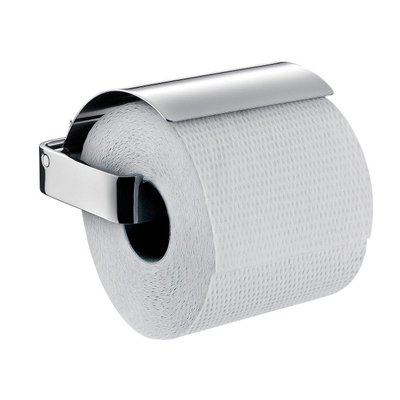 Emco Loft porte-rouleau de papier toilette avec couvercle chrome