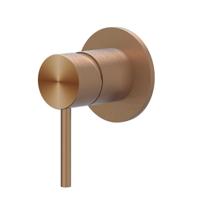 IVY Concord Mitigeur de douche encastré - monotrou - avec partie encastrée - Inox 316 - cuivre brossé mat PVD