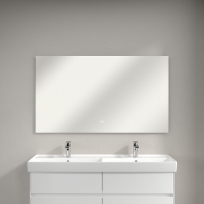 Villeroy & Boch More to see miroir 130x75cm - LED tout autour 36W 2700-6500K