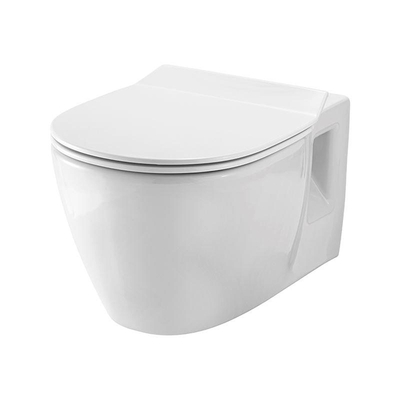 Pressalit Connexion closetzitting met deksel met softclose en uni scharnier, combi, top montage wit