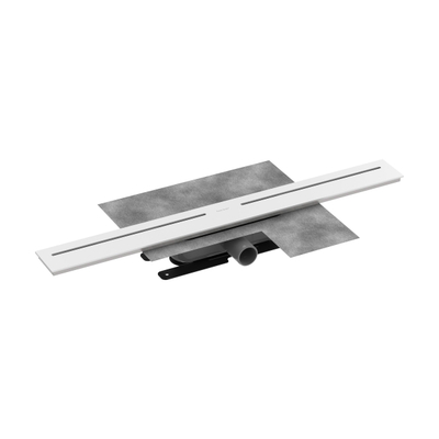 Easy Drain Pureflow Douchegoot - 70cm - dryphon - mat wit
