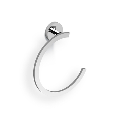 Clou Flat handdoekring 16.2x18.8x4cm Chroom