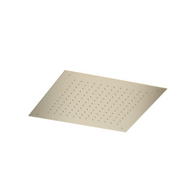 Hotbath Mate Douche de tête encastrée - carré - 50x50cm - laiton brossé PVD