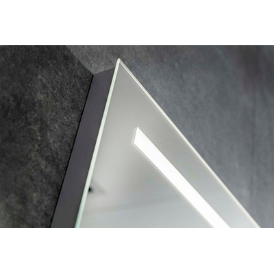 Plieger miroir 80x80cm avec éclairage LED intégré horizontal et chauffage