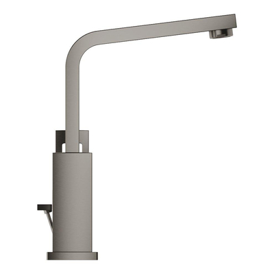 GROHE Eurocube mitigeur de lavabo l-size avec vidage brushed hard graphite