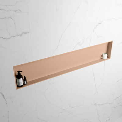 MONDIAZ EASY Nis - 149.5x29.5cm - geschikt voor in- of opbouw - 1 vak - kleur Rosee | Rosee