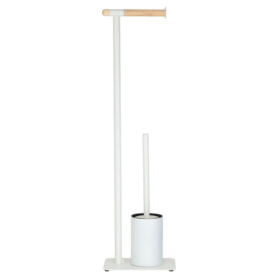 Sealskin Brix Serviteur WC Métal/Bois Blanc