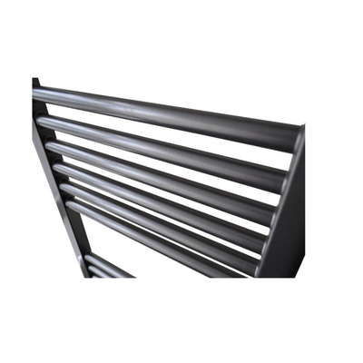 Sanicare Design Radiator - 160x60cm - 1056W - recht - midden aansluiting - gunmetal (antraciet)