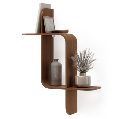 Umbra Shelf wandrek 62x15x47cm licht walnoot TWEEDEKANS