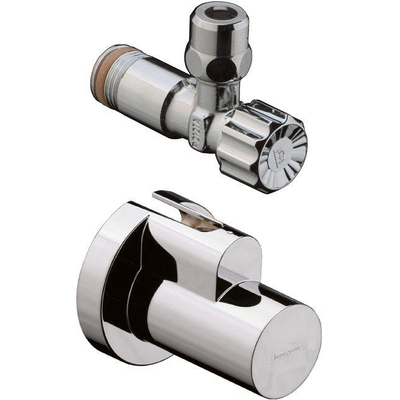 Hansgrohe Flowstar hoekstopkraan - met huls - hoogglans chroom