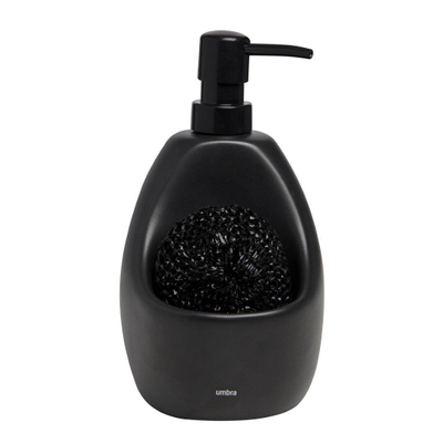 Umbra Joey zeepdispenser 10x13x20cm Keramiek Zwart SHOWROOMMODEL